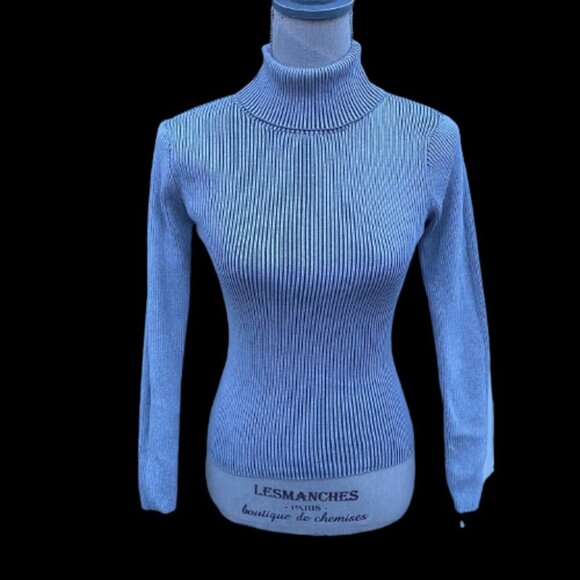 SPANNER 100% Cotton Stretchy Turtleneck - Picture 1 of 5